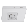 Eglo 94665 - Розетка для кухонної стільниці SCHUKO вкл. USB TAXANO