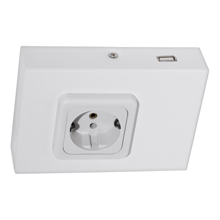 Eglo 94665 - Розетка для кухонної стільниці SCHUKO вкл. USB TAXANO