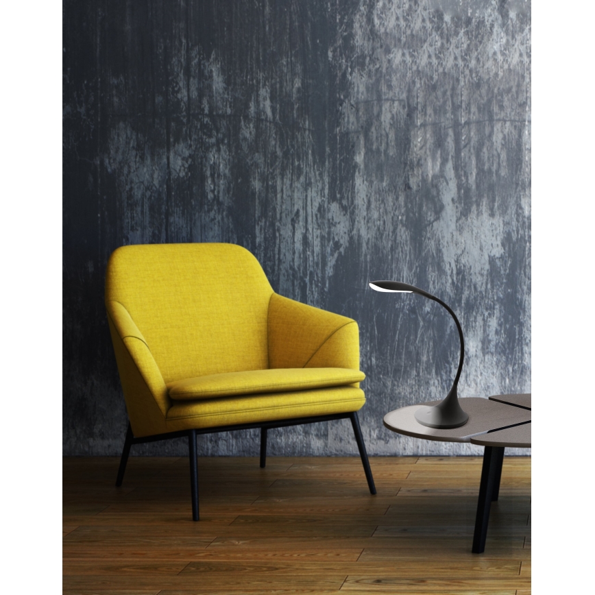 Eglo - Светодиодная настольная лампа с диммером 1xLED/4,5W/230V черная