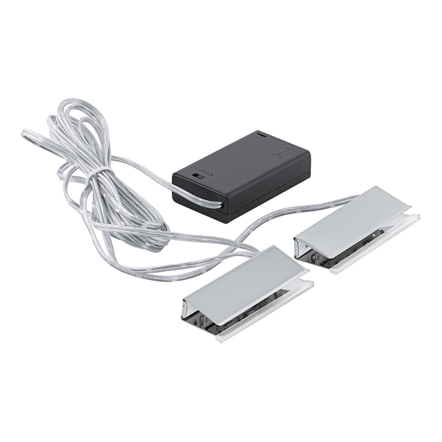 Eglo 94688 - НАБІР 2x Світлодіодне освітлення для підсвітки стільниці - LED затискачі GASTEGO 3xAA 4000K