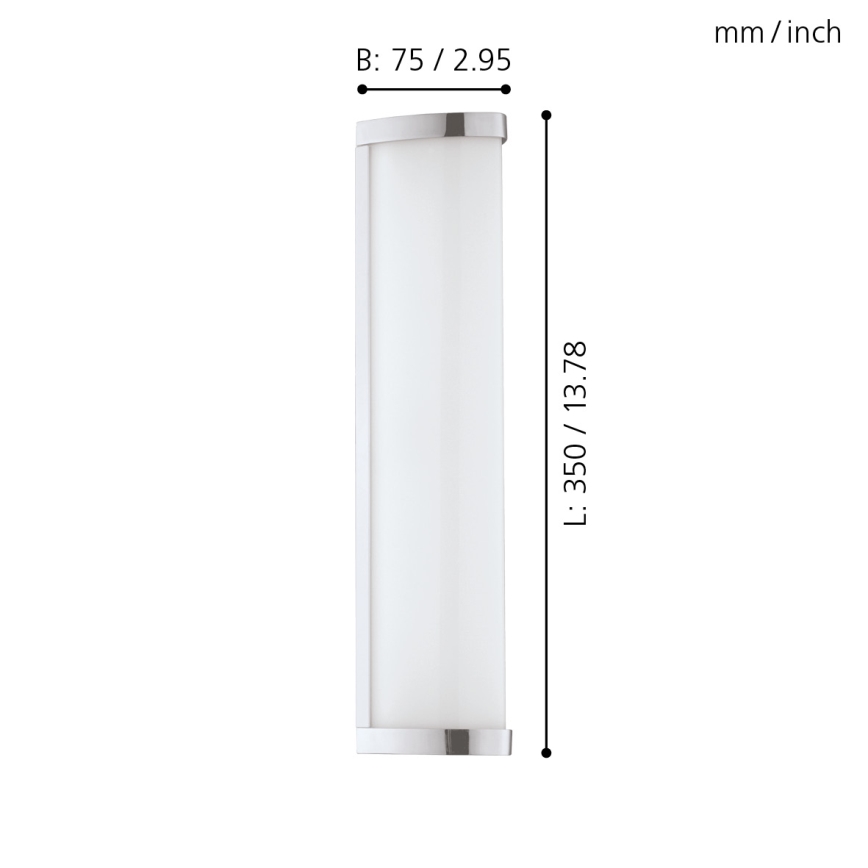 Eglo - Світлодіодний світильник для ванної кімнати 1xLED/8W/230V IP44