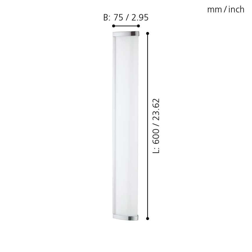 Eglo - Світлодіодний світильник для ванної кімнати 1xLED/16W/230V IP44