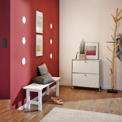 Eglo - Комплект из 3 LED встраиваемых светильников FUEVA 1 1xLED/2,7W/230V Ø 8,5 cm