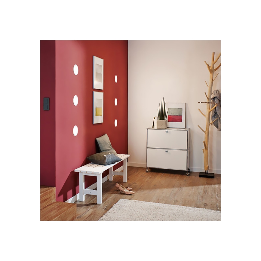 Eglo - Комплект из 3 LED встраиваемых светильников FUEVA 1 1xLED/2,7W/230V Ø 8,5 cm