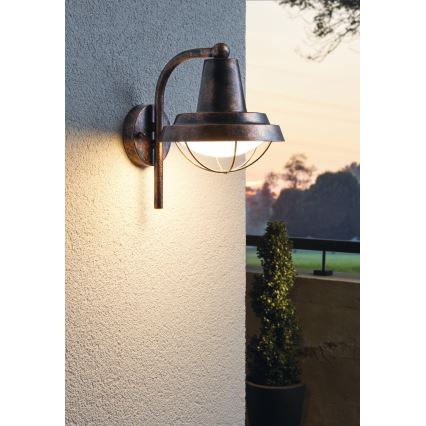 Eglo - Уличный светодиодный светильник 1xE27/8,5W/230V IP44