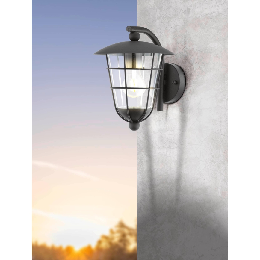 Eglo - Уличный светодиодный светильник 1xE27/8,5W/230V IP44