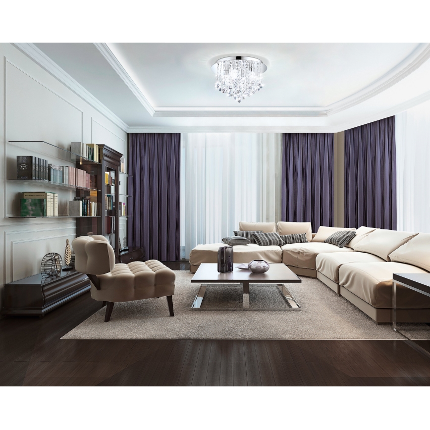 Eglo - Светильник для ванной комнаты потолочный LED 4xG9/3W/230V IP44