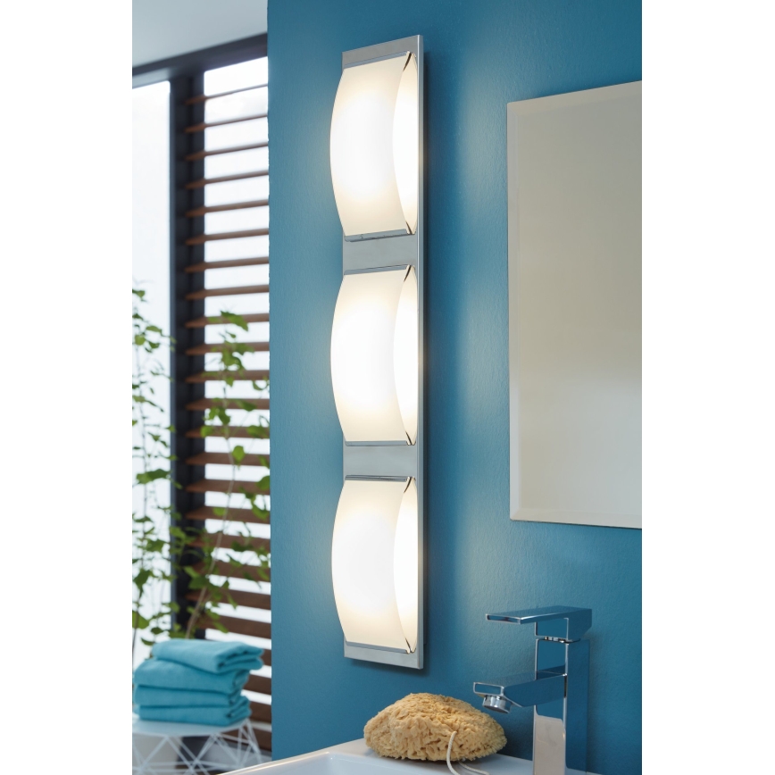 Eglo - Світлодіодний стельовий світильник для ванної кімнати 3xLED/5,4W/230V IP44