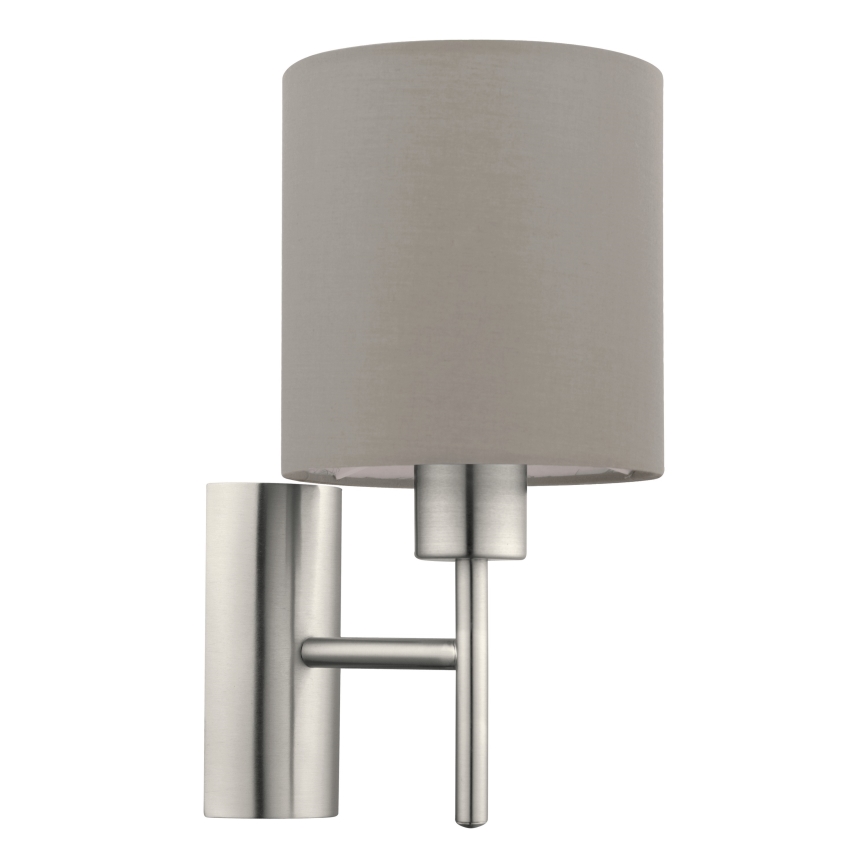 Eglo - Настенный светильник 1xE27/60W/230V taupe