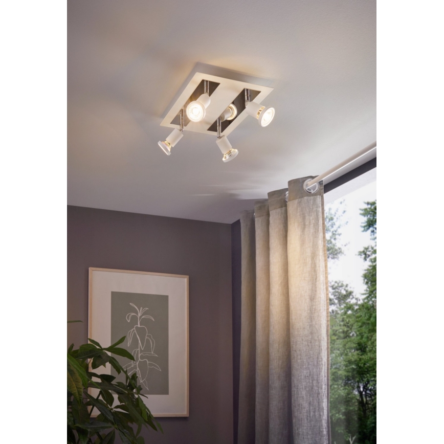 Eglo 94962 - Світлодіодний прожектор SARRIA 4xGU10-LED/5W/230V