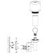 Eglo - Наружный настенный светильник 1xE27/40W IP44
