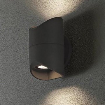 Eglo 95076 - Вуличний настінний світильник ABRANTES 2xLED/6W/230V IP44