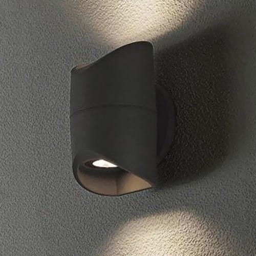 Eglo 95076 - Вуличний настінний світильник ABRANTES 2xLED/6W/230V IP44