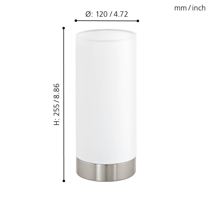 Eglo - Настольная лампа с регулированием яркости 1xE27/40W/230V