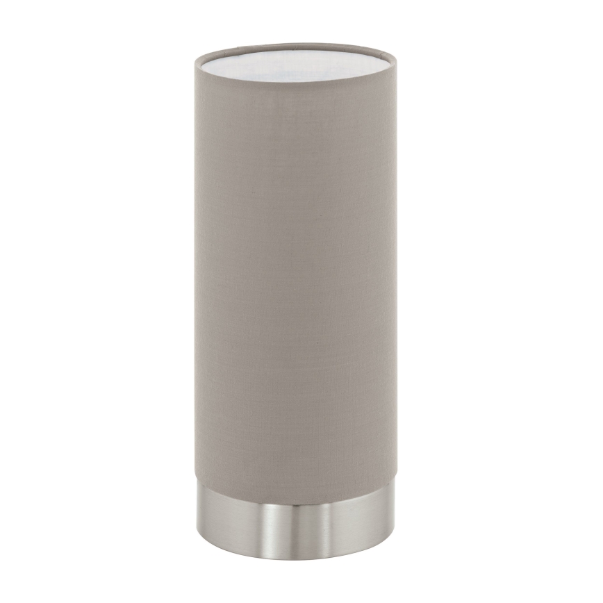 Eglo - Настільна лампа з регулюванням яскравості 1xE27/40W/230V taupe