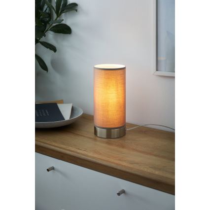 Eglo - Настольная лампа с регулированием яркости 1xE27/40W/230V серо-коричневый