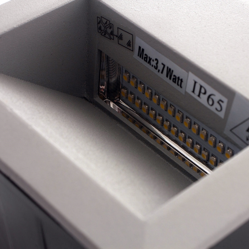 Eglo - Светодиодный уличный навигационный светильник 1xLED/3,7W/230V IP65