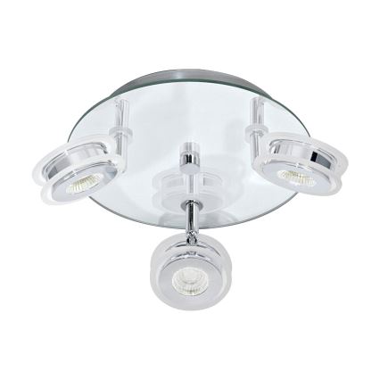 Eglo 95279 - Светодиодный светильник для ванной комнаты AGUEDA 3xLED/3,3W/230V IP44