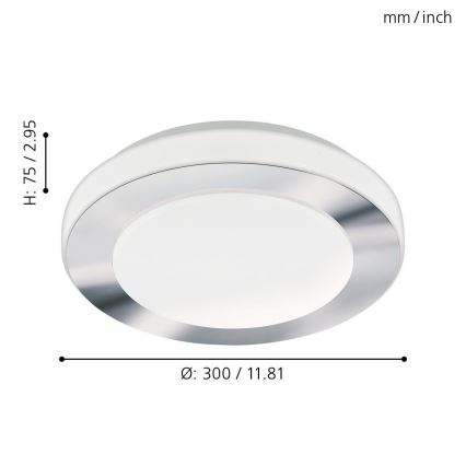 Eglo - Светодиодный светильник для ванной комнаты 1xLED/11W/230V