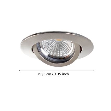 Eglo - НАБОР 3x Светодиодный подвесной потолочный светильник TEDO 3xGU10-LED/5W/230V