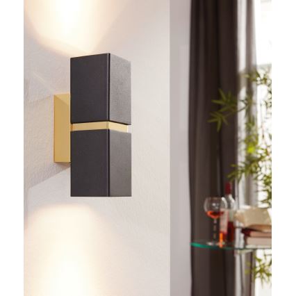 Eglo - Світлодіодний настінний світильник 2xGU10-LED/4W/230V