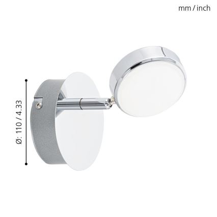 Eglo - Світлодіодний прожектор 1xLED/5,4W/230V