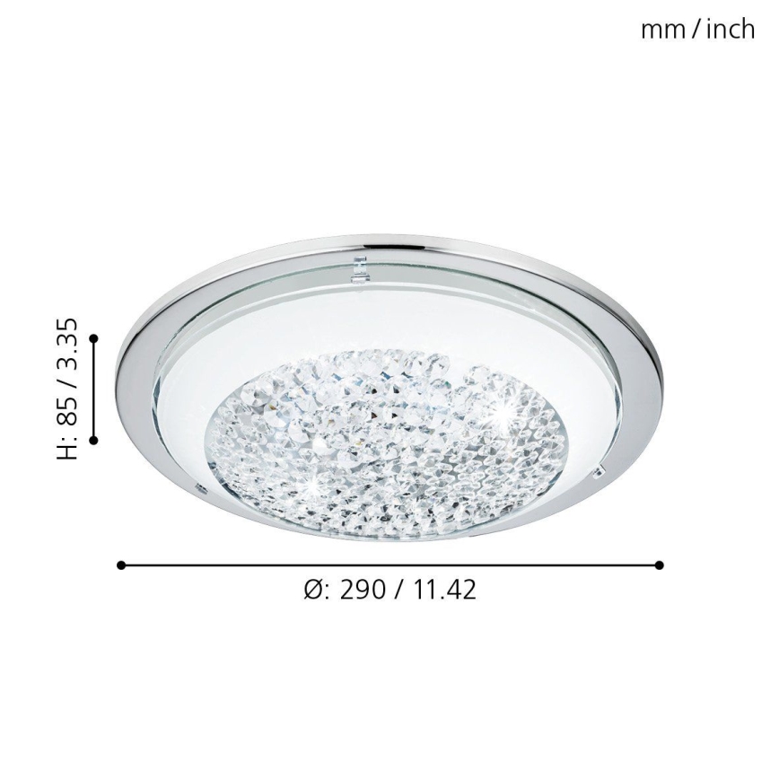 Eglo - Світлодіодний кришталевий стельовий світильник LED/8,2W/230V