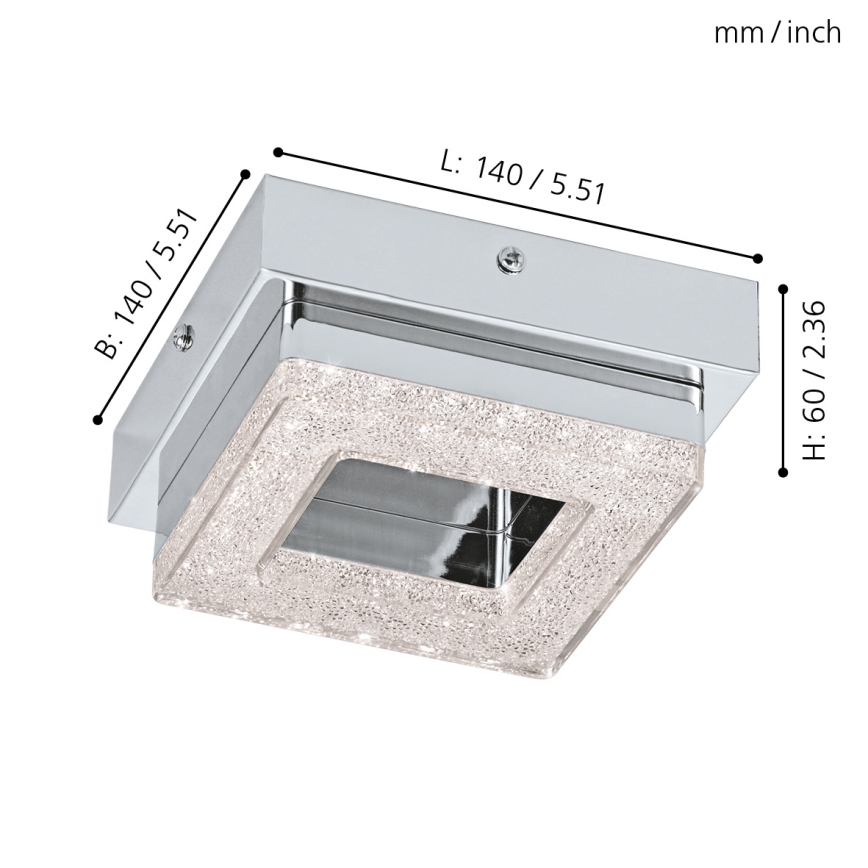 Eglo - Світильник стельовий LED 1xLED/4W/230V