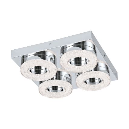 Eglo - Светодиодный хрустальный потолочный светильник 4xLED/4W/230V
