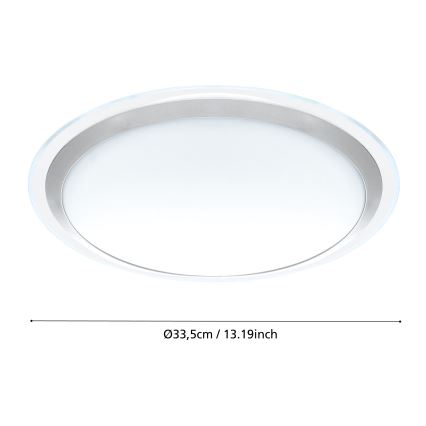 Eglo - Світлодіодний стельовий світильник LED/22W/230V