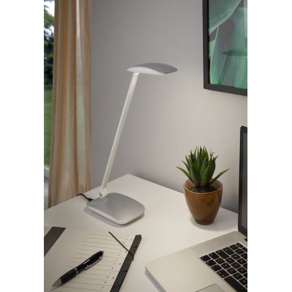 Eglo - Світлодіодна настільна лампа з регульованою яскравістю 1xLED/4,5W/USB