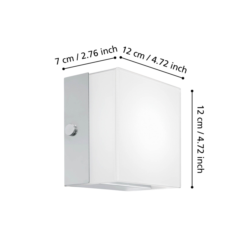 Eglo 95747 - LED настінний світильник ALEA 2 LED/3,7W/230V