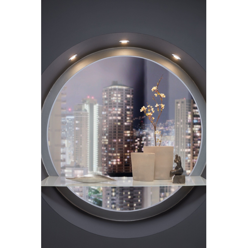 Eglo - Набір 3x LED вбудованих світильників PINEDA LED/6W/230V