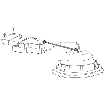 Eglo - світлодіодний вбудований стельовий світильник LED/4,9W/230V