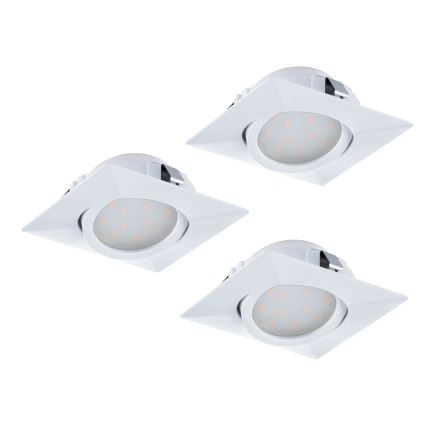 Eglo - НАБІР 3x Світлодіодний підвісний стельовий світильник PINEDA 1xLED/4,9W/230V