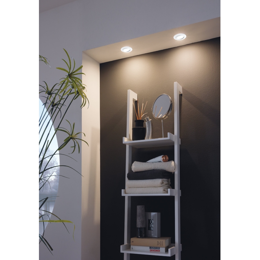 Eglo - НАБІР 3x Світлодіодний вбудований світильник PINEDA 1xLED/4,9W/230V