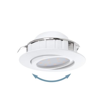 Eglo - НАБІР 3x Світлодіодний вбудований світильник PINEDA 1xLED/4,9W/230V