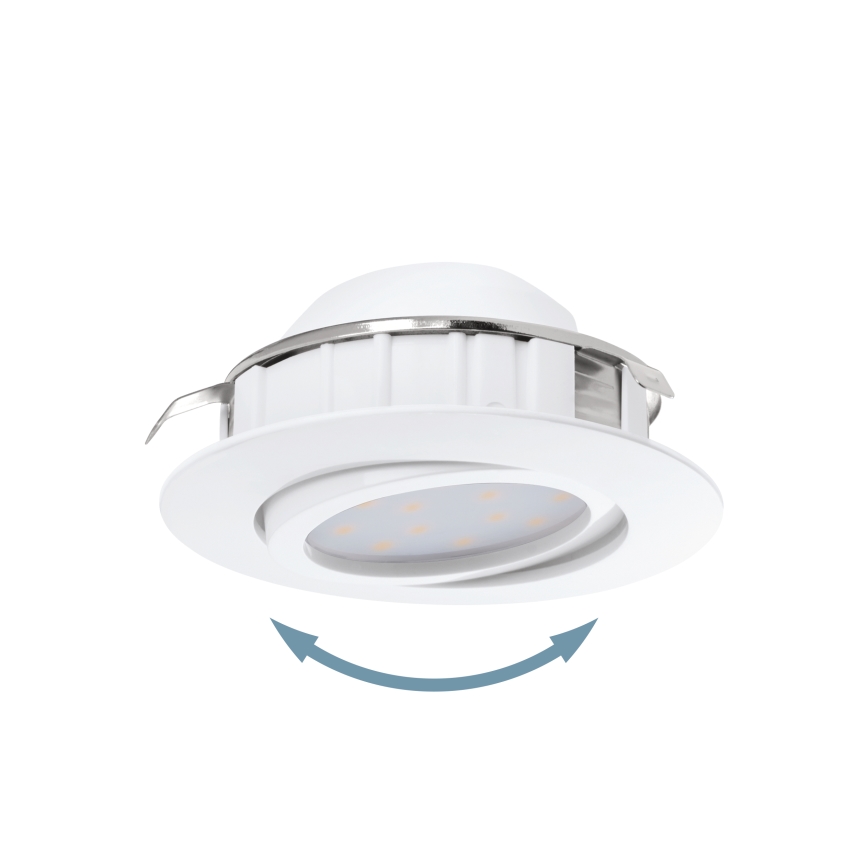 Eglo - НАБІР 3x Світлодіодний вбудований світильник PINEDA 1xLED/4,9W/230V