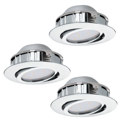 Eglo - НАБІР 3x Світлодіодний підвісний стельовий світильник PINEDA 1xLED/4,9W/230V
