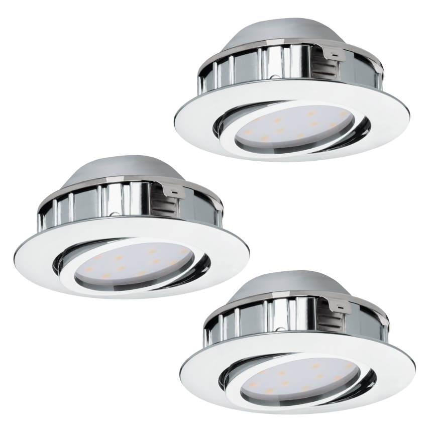Eglo - НАБІР 3x Світлодіодний підвісний стельовий світильник PINEDA 1xLED/4,9W/230V