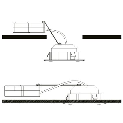 Eglo - НАБІР 3x Світлодіодний підвісний стельовий світильник PINEDA 1xLED/4,9W/230V