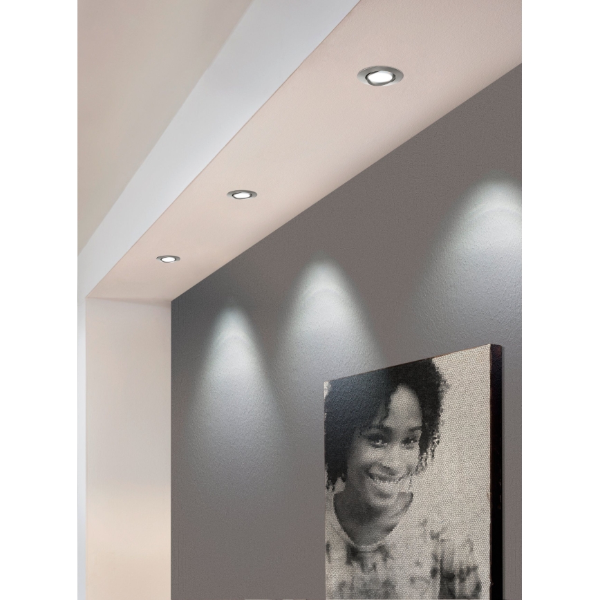 Eglo - набір з 3 вбудованих точкових світильників PINEDA LED/4,9W/230V