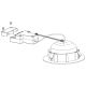 Eglo - НАБОР 3x Светодиодный встроенный светильник с регулированием яркости PINEDA 1xLED/5,5W/230V