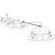 Eglo - НАБОР 3x Светодиодный подвесной потолочный светильник PINEDA 1xLED/6W/230V