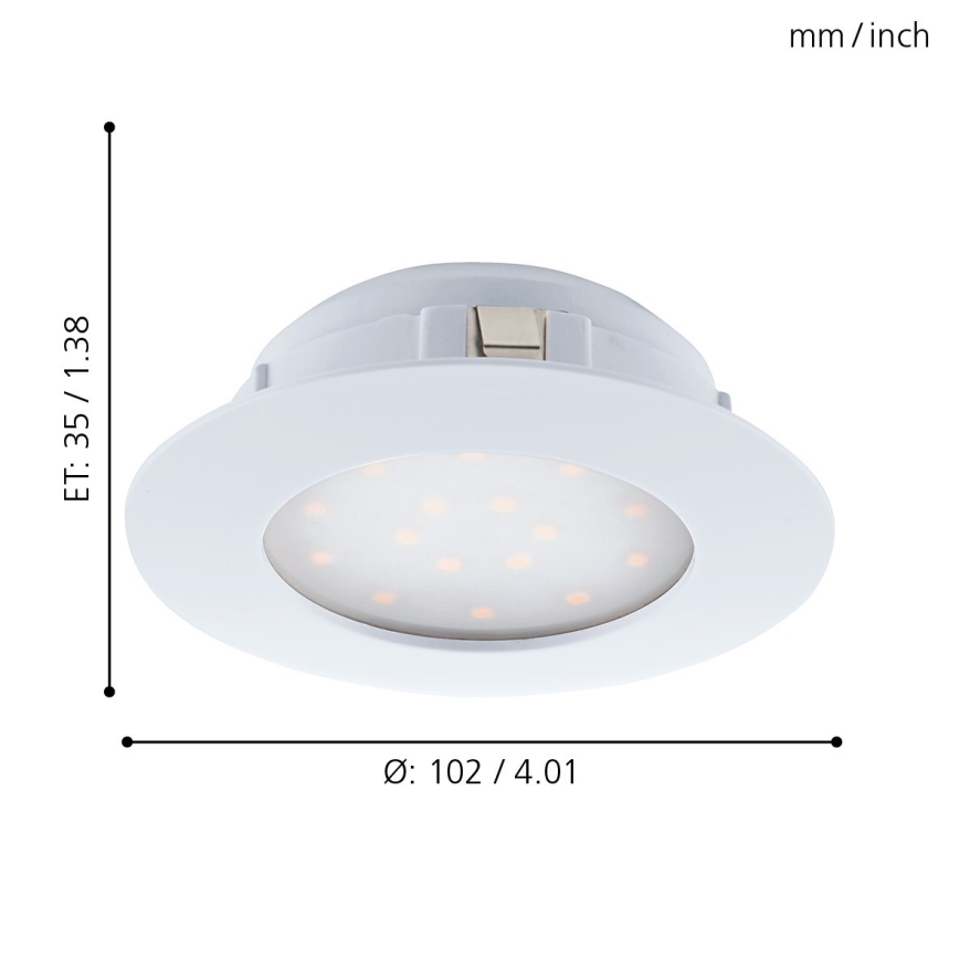 Eglo - встраиваемый потолочный светильник LED/11W/230V