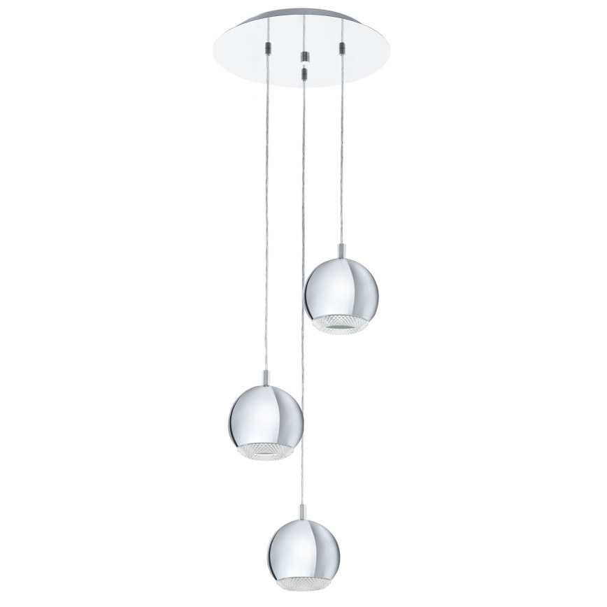 Eglo - Світлодіодна люстра 3xGU10-LED/4W/230V
