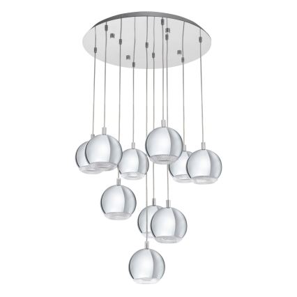 Eglo - Світлодіодна люстра 10xGU10-LED/4W/230V