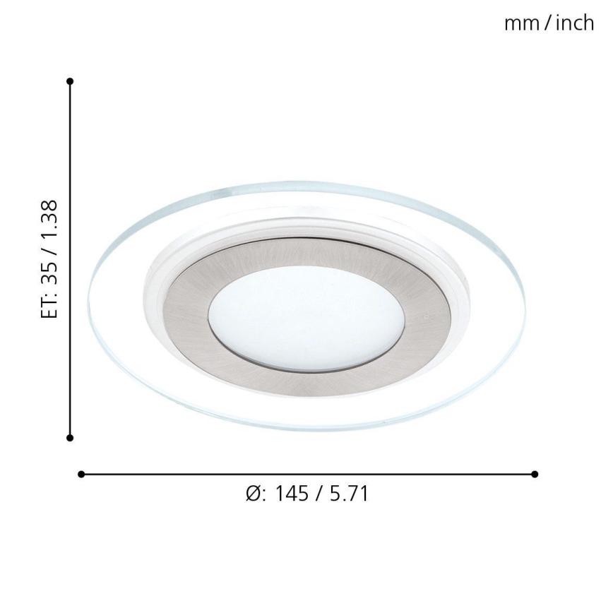 Eglo - Светодиодный подвесной потолочный светильник 1xLED/11W/230V