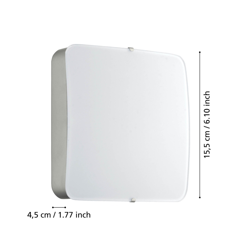 Eglo 95967 - LED стельовий світильник CUPELLA LED/11W/230V матовий хром