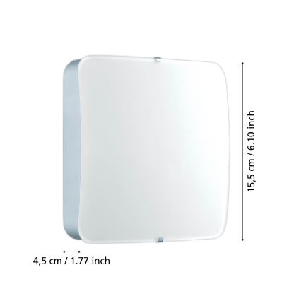 Eglo 95968 - LED потолочный светильник CUPELLA LED/11W/230V глянцевый хром